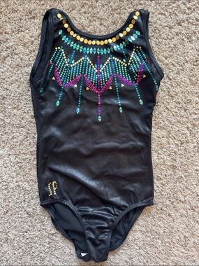 Sylvia P leotard with sparkles